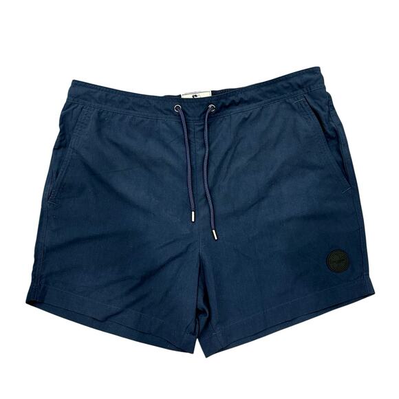 NWT Ted Baker Trehil Lined Plain Swimshort Trunks Navy Size 6 - Picture 3 of 9